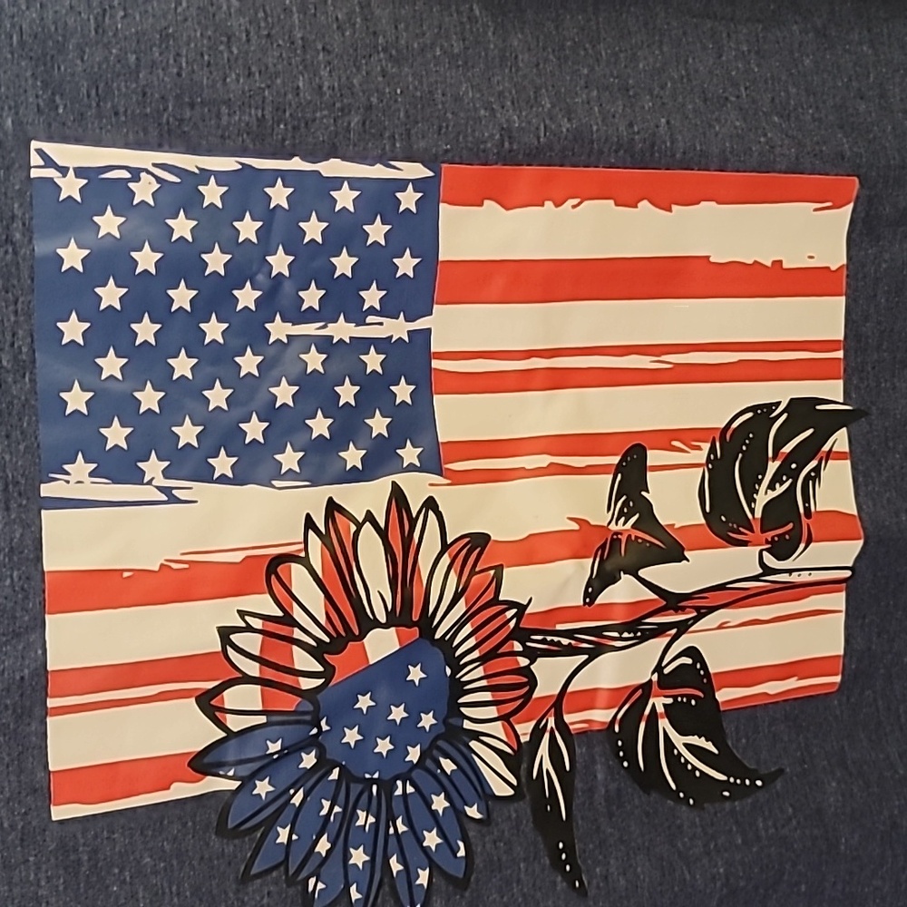 Women's Blue Graphic T-Shirt - Picture 7 of 9
